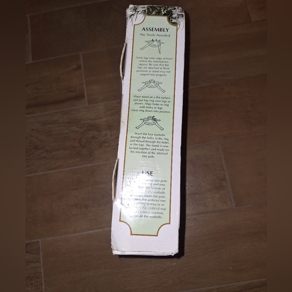 Old Fashion Vintage Metal artificial tree stands fits up to 8' Tree - Picture 6 of 9